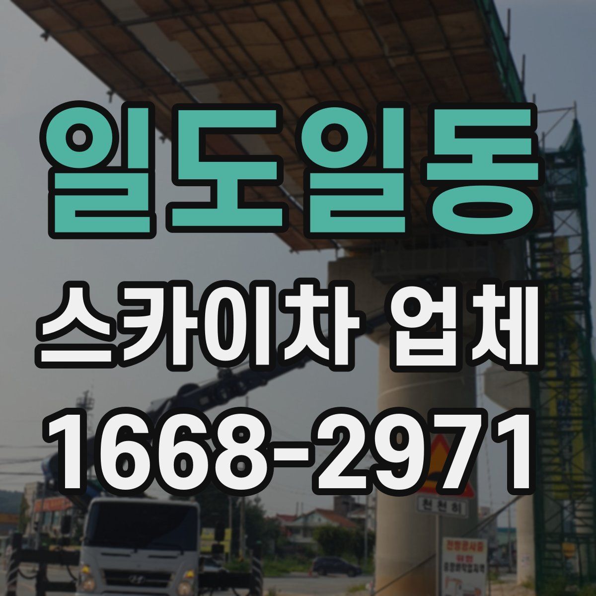 일도일동 스카이차 업체