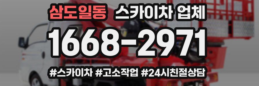 삼도일동 스카이차 업체