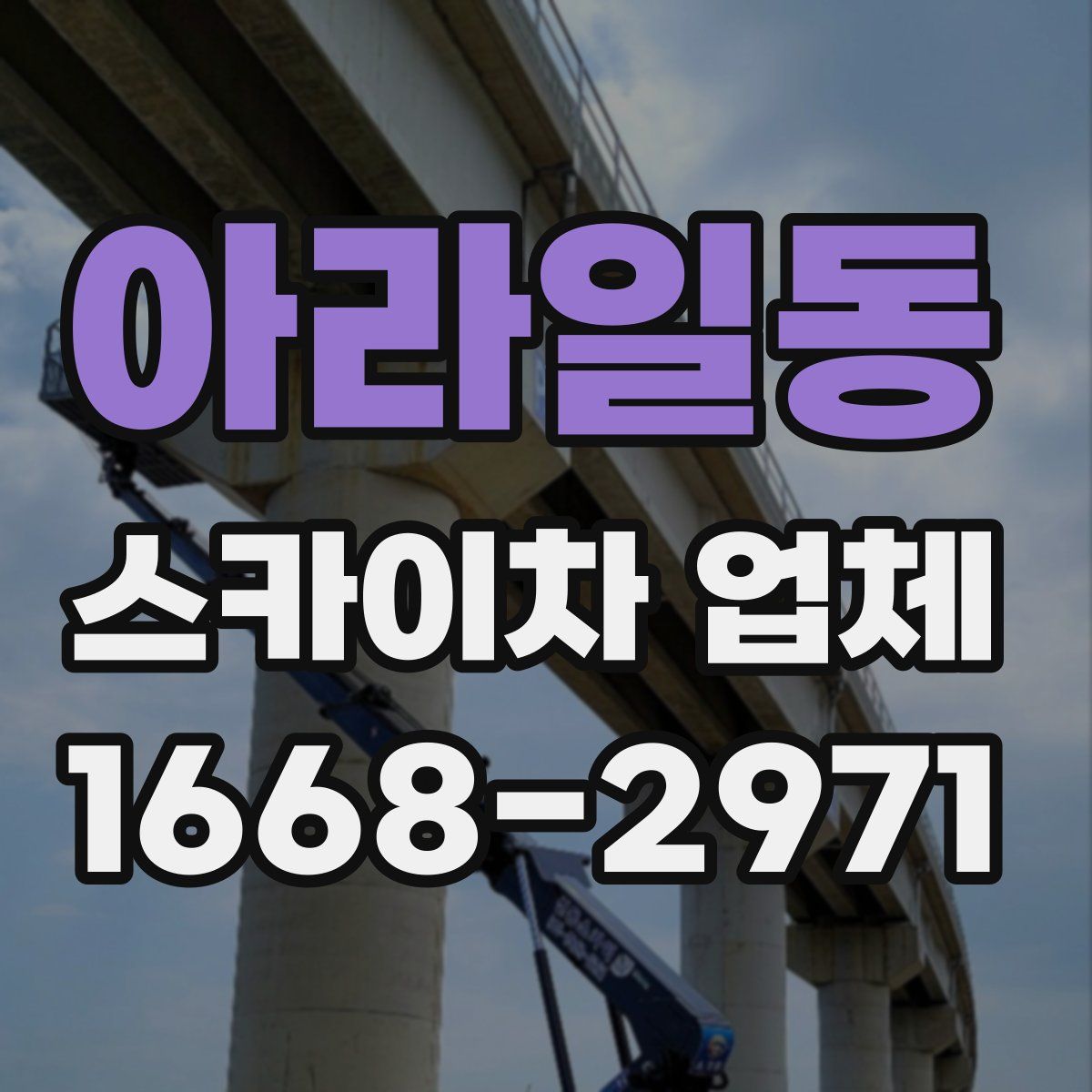 아라일동 스카이차 업체