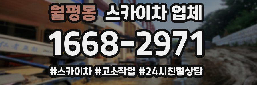 월평동 스카이차 업체
