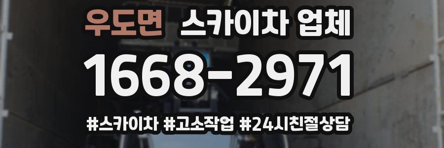 우도면 스카이차 업체