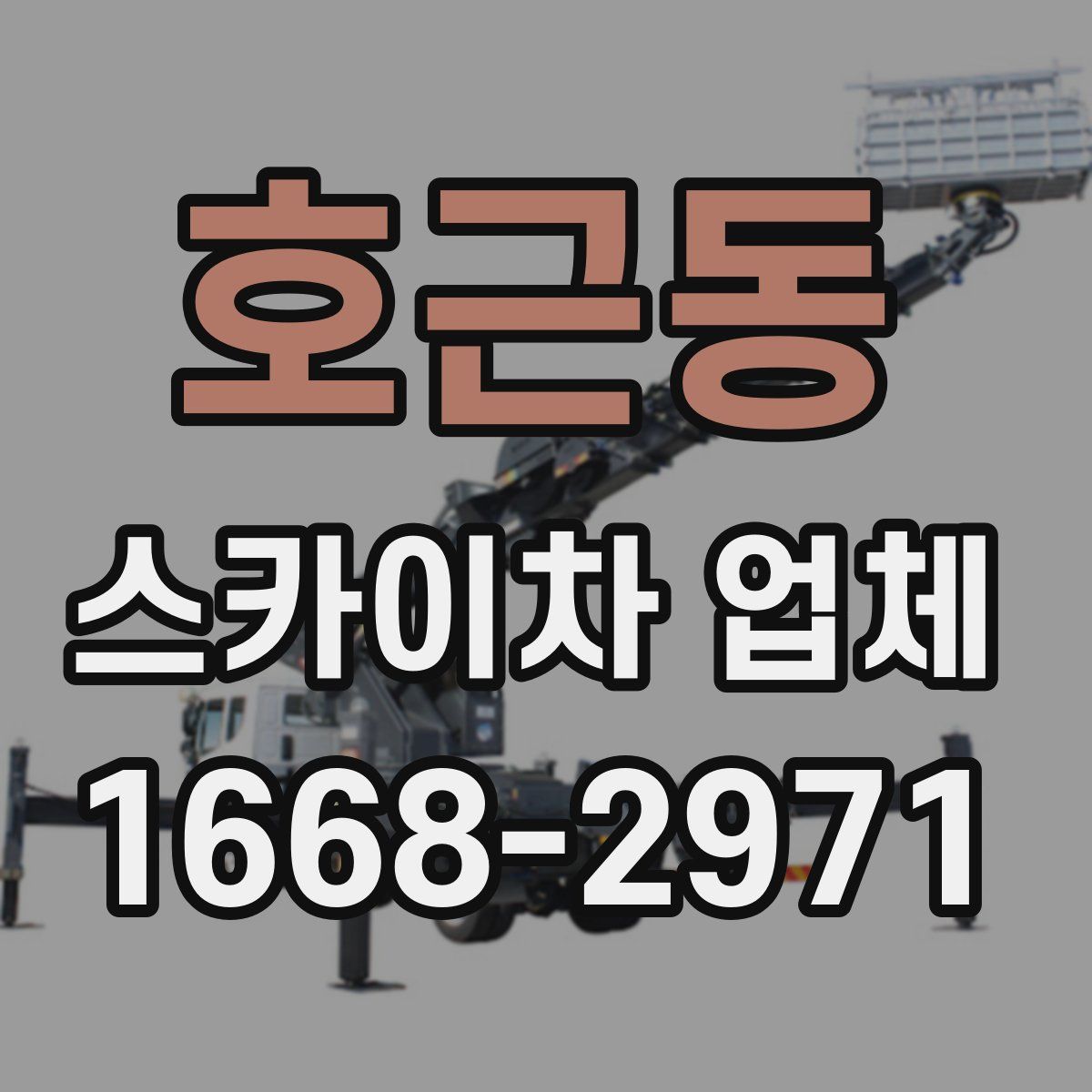 호근동 스카이차 업체