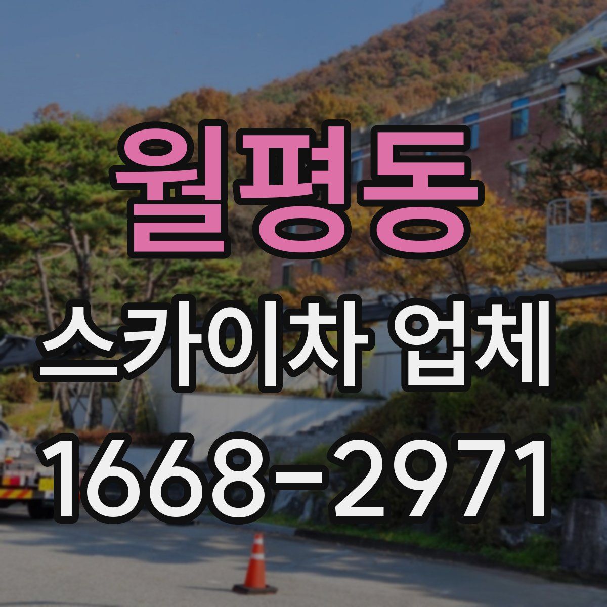 월평동 스카이차 업체