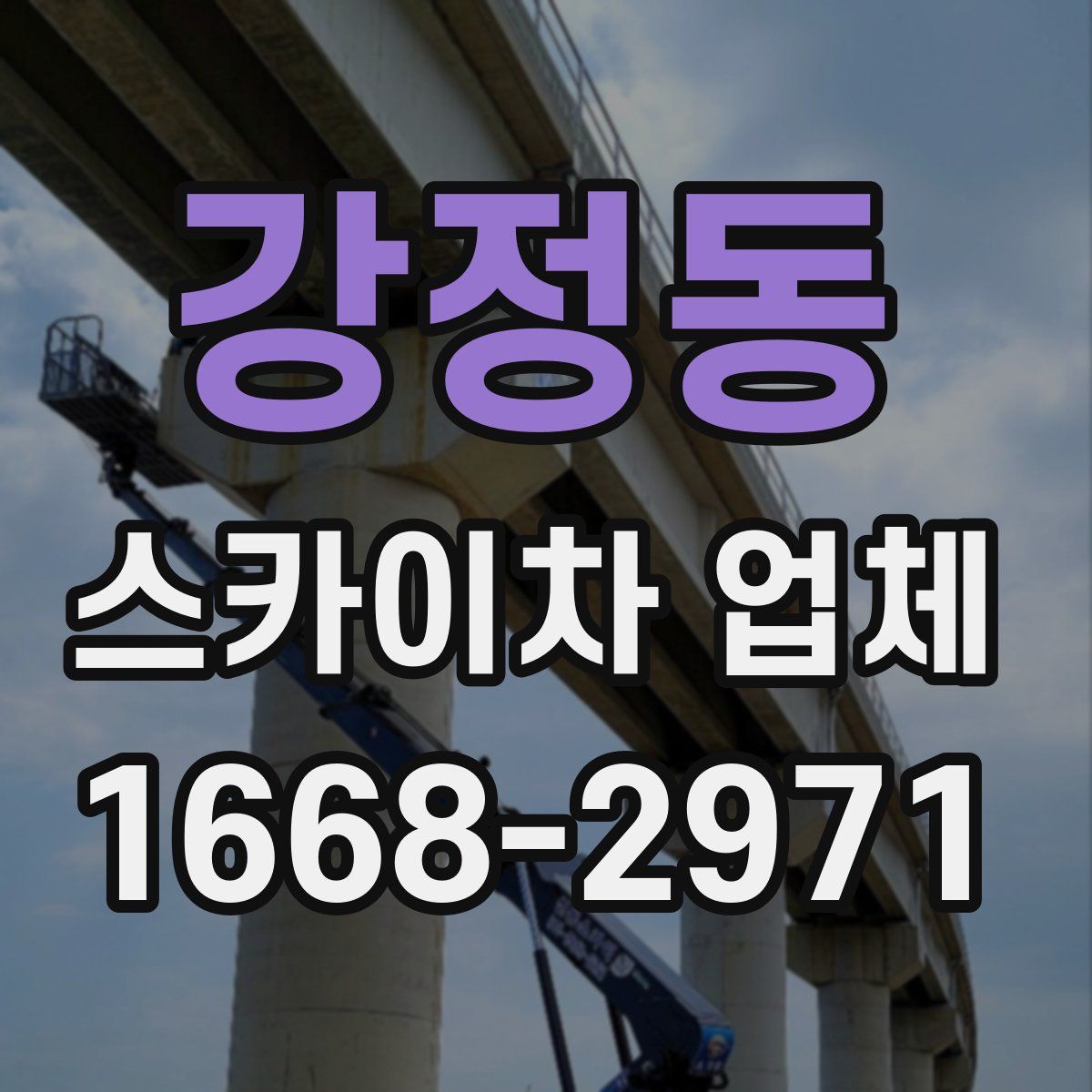 강정동 스카이차 업체
