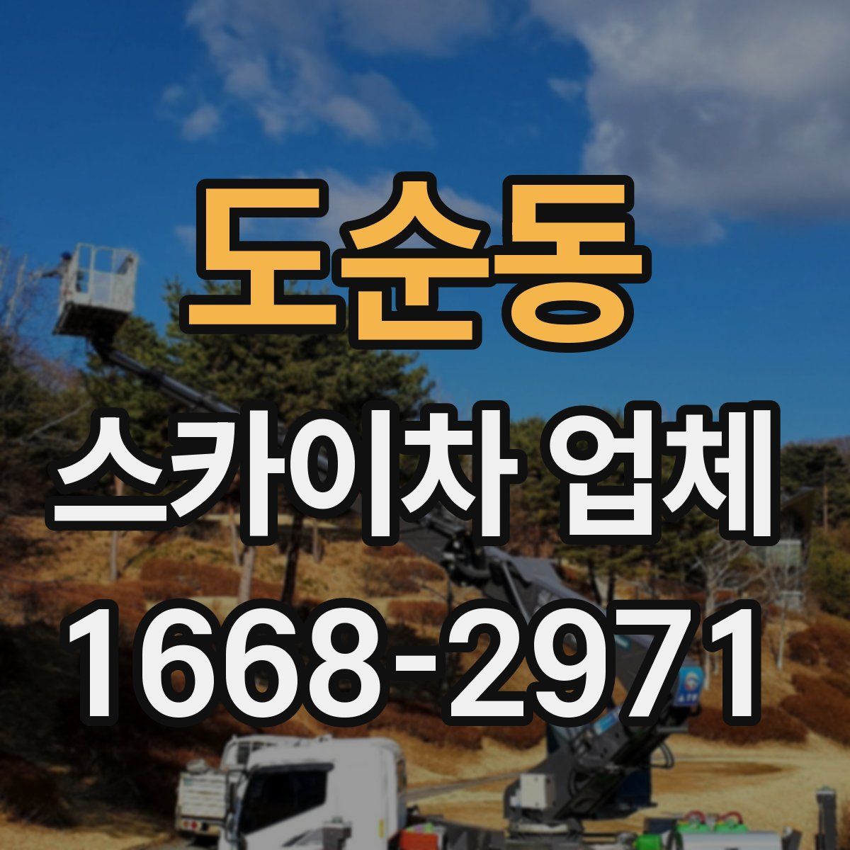 도순동 스카이차 업체