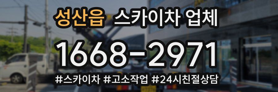 성산읍 스카이차 업체