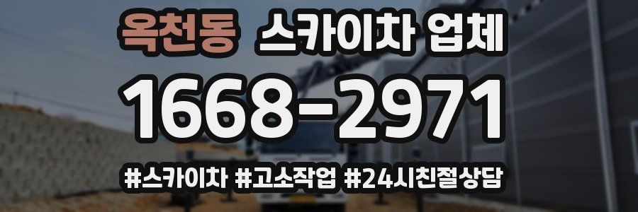 옥천동 스카이차 업체