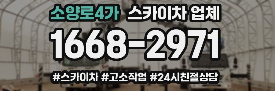 소양로4가 스카이차 업체