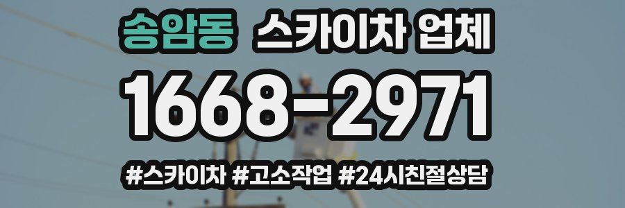 송암동 스카이차 업체