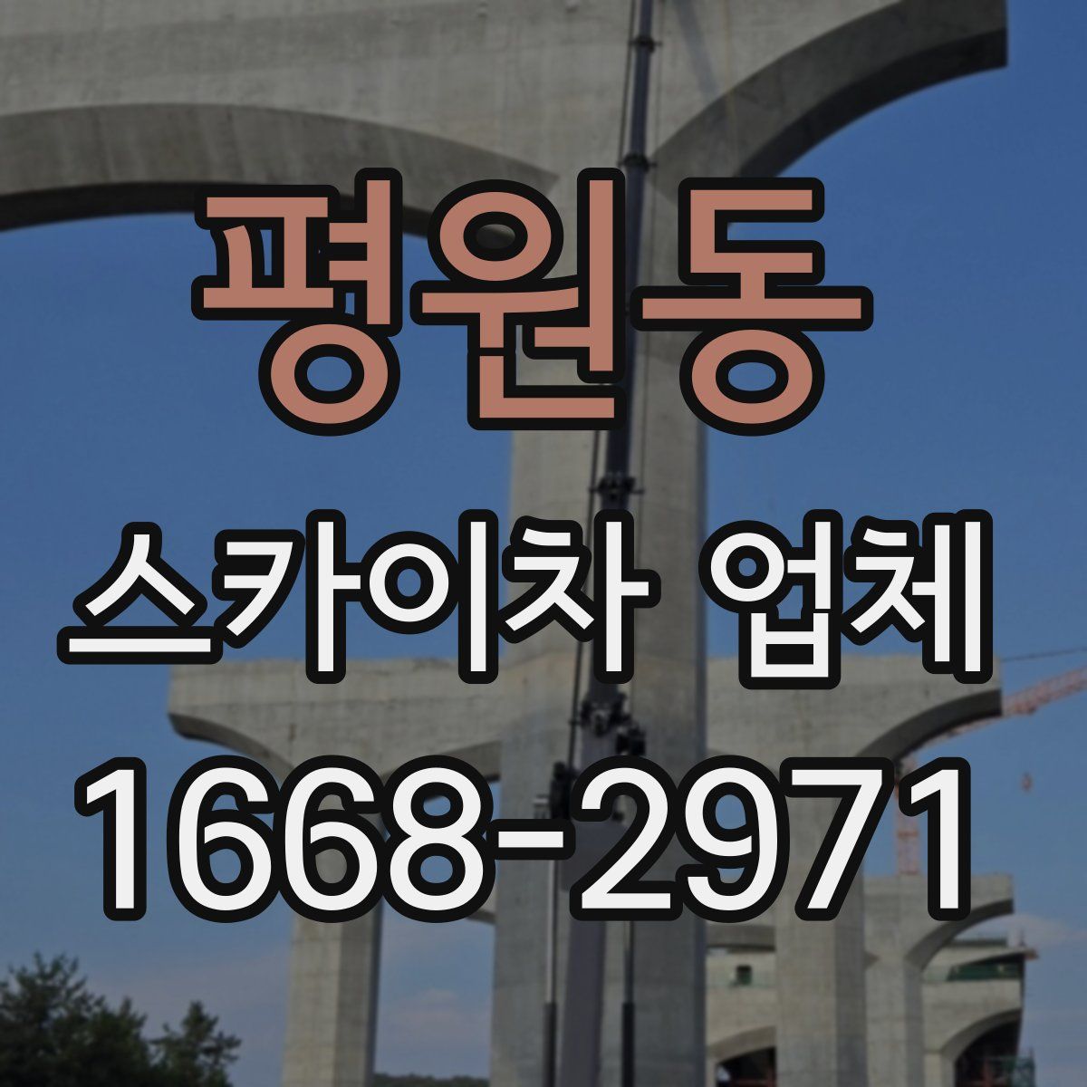 평원동 스카이차 업체