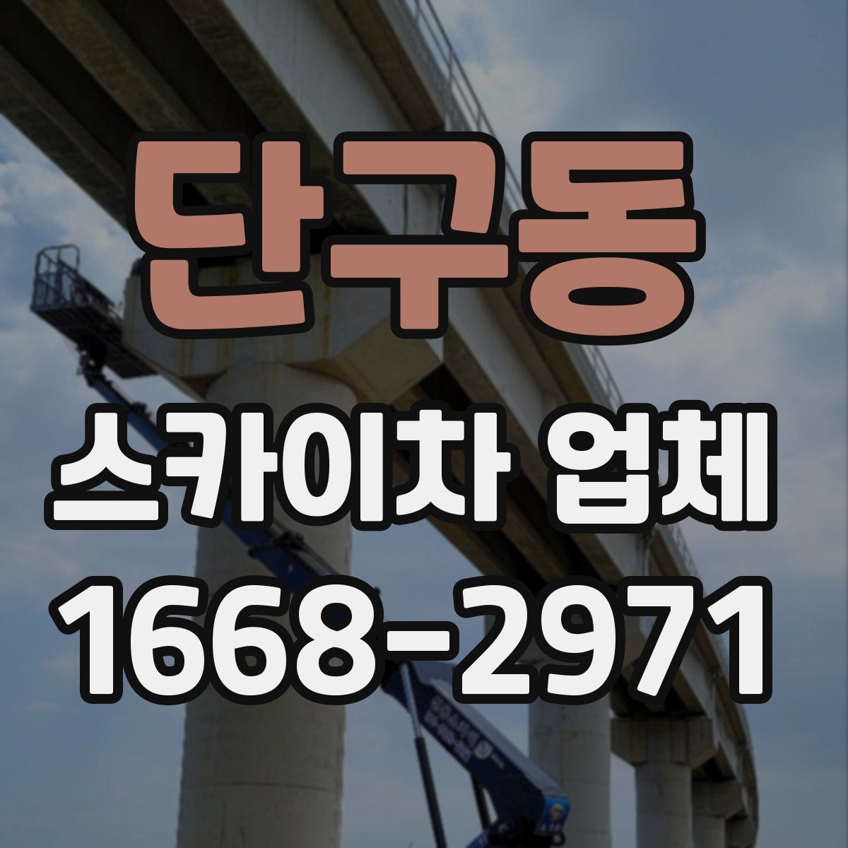 단구동 스카이차 업체