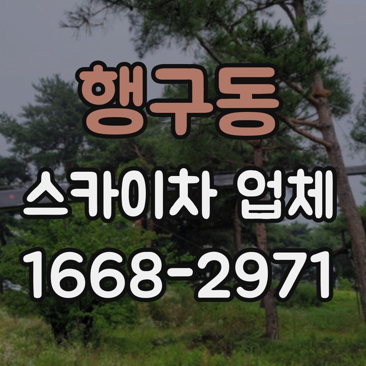 행구동 스카이차 업체 찾기 전 알아두면 좋은 기본 정보