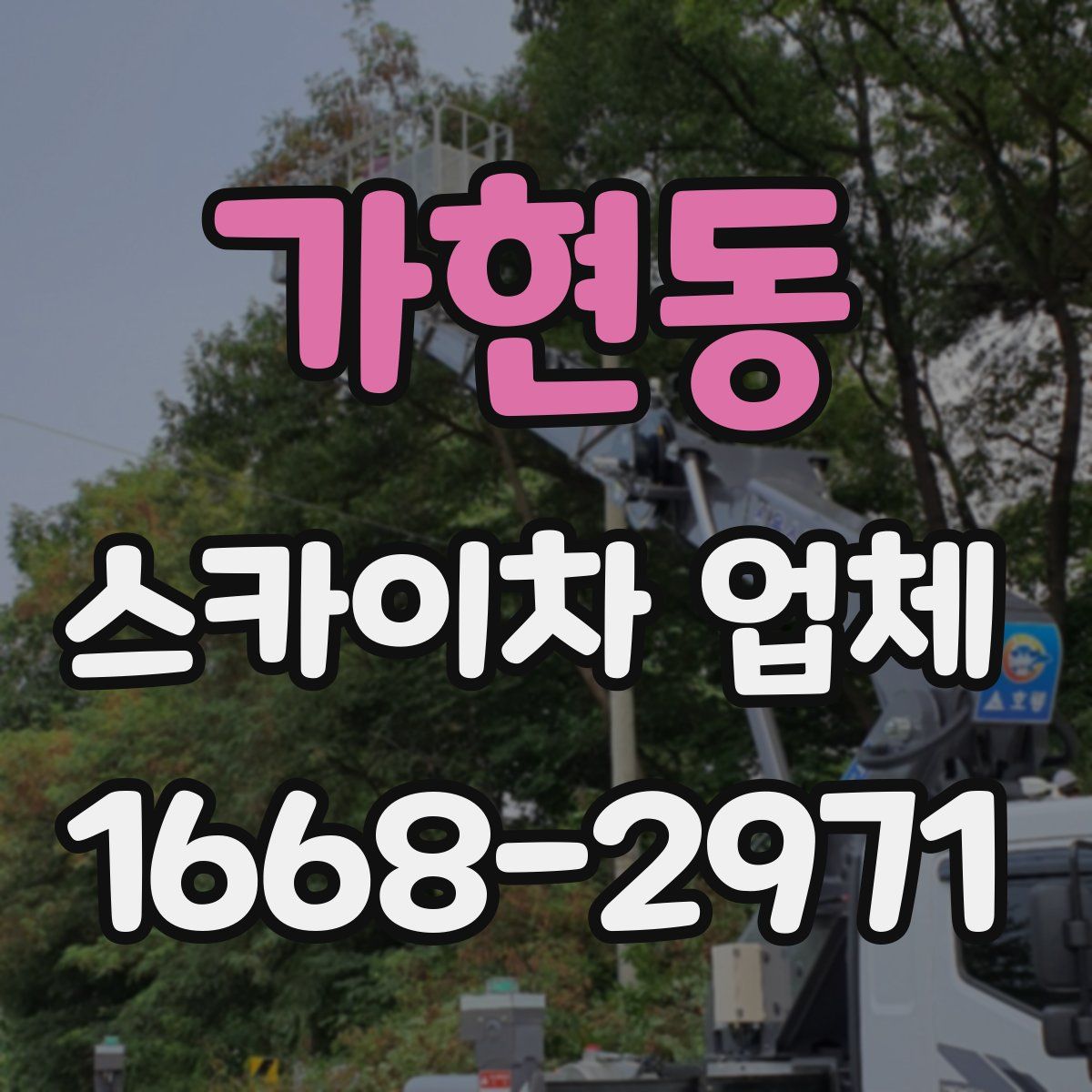 가현동 스카이차 업체