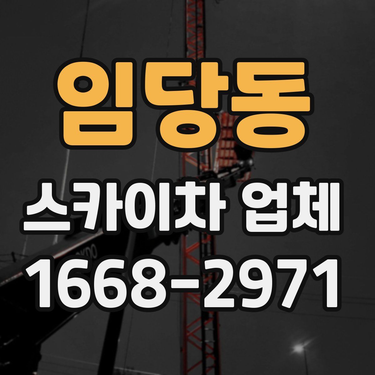 임당동 스카이차 업체