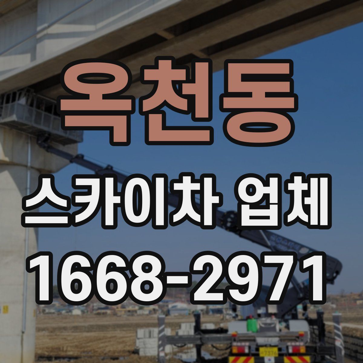 옥천동 스카이차 업체
