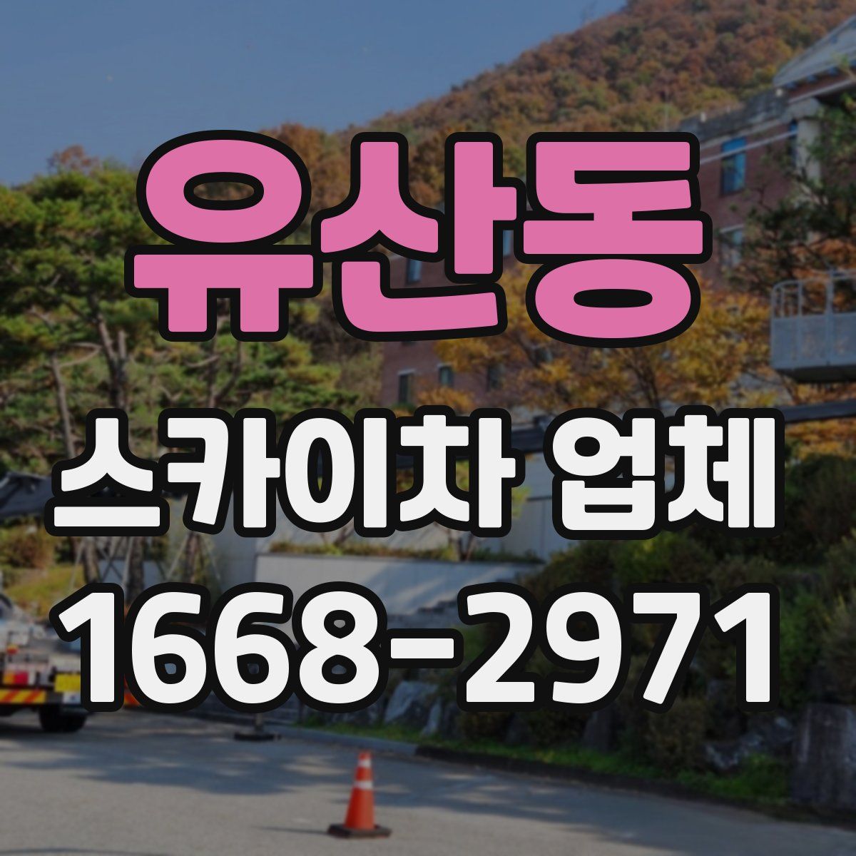 유산동 스카이차 업체