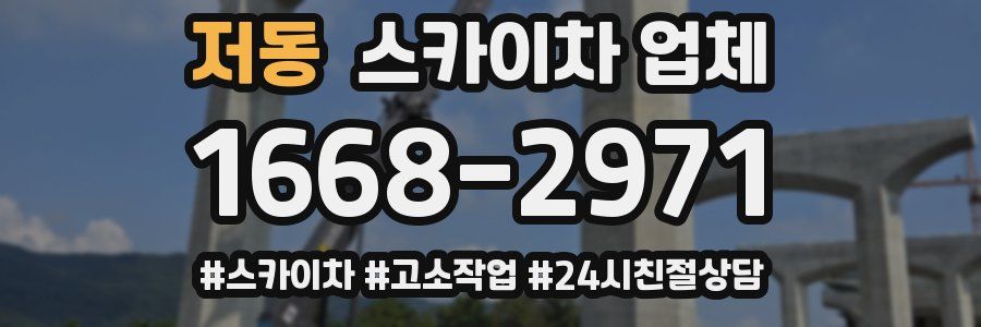 저동 스카이차 업체