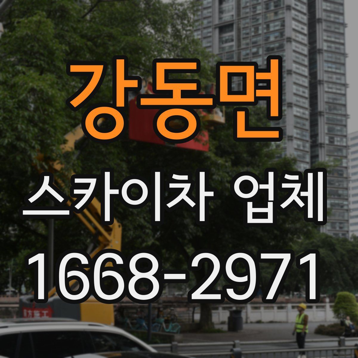 강동면 스카이차 업체