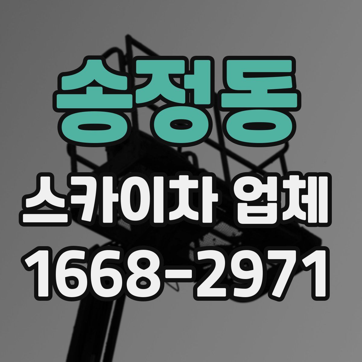 송정동 스카이차 업체
