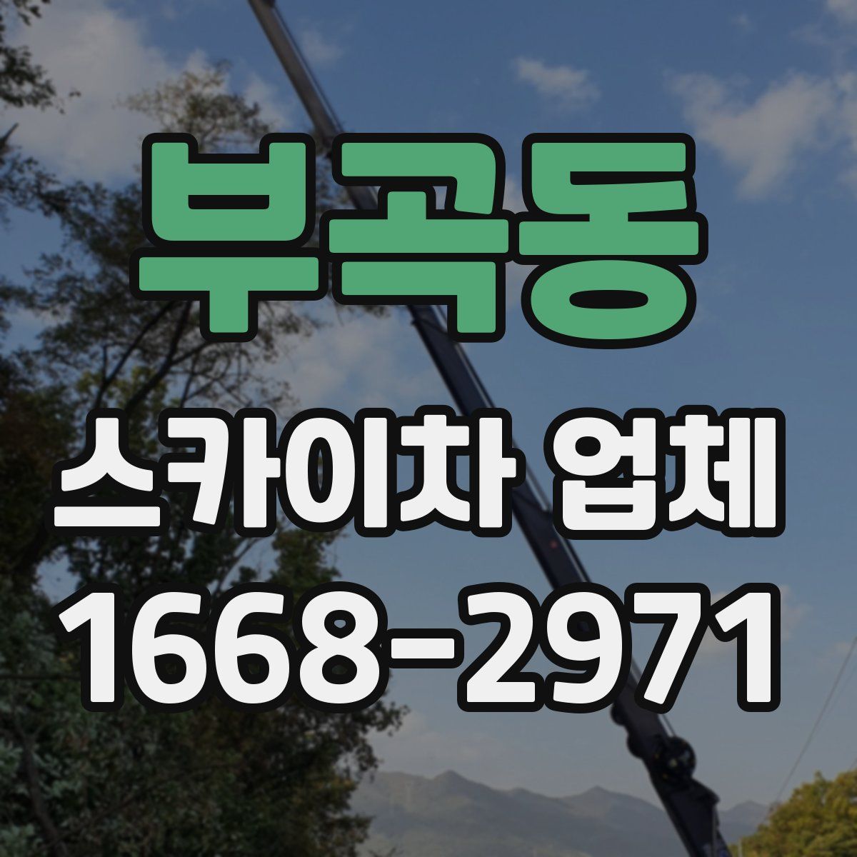 부곡동 스카이차 업체