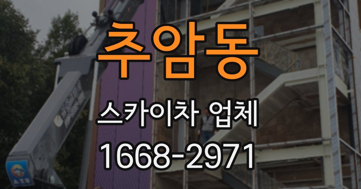 추암동 스카이차 업체