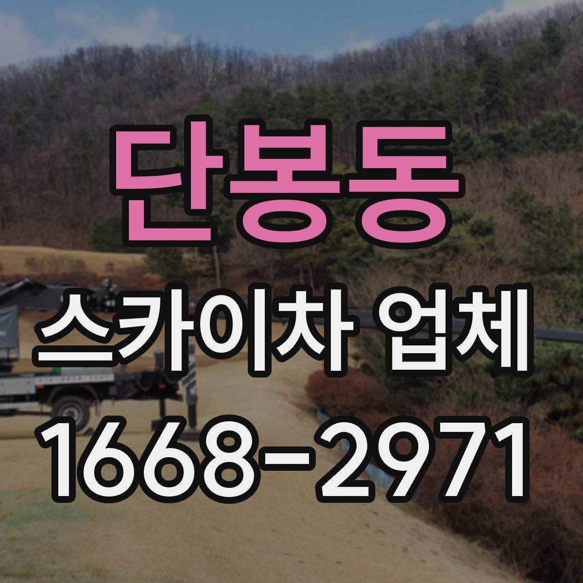 단봉동 스카이차 업체