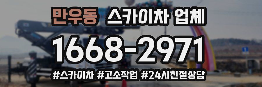 만우동 스카이차 업체