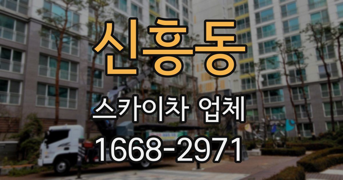 신흥동 스카이차 업체