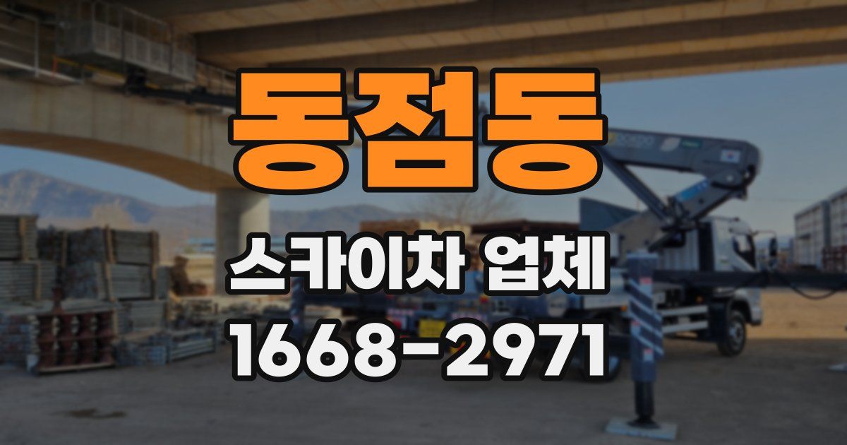동점동 스카이차 업체