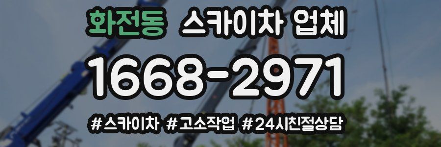 화전동 스카이차 업체
