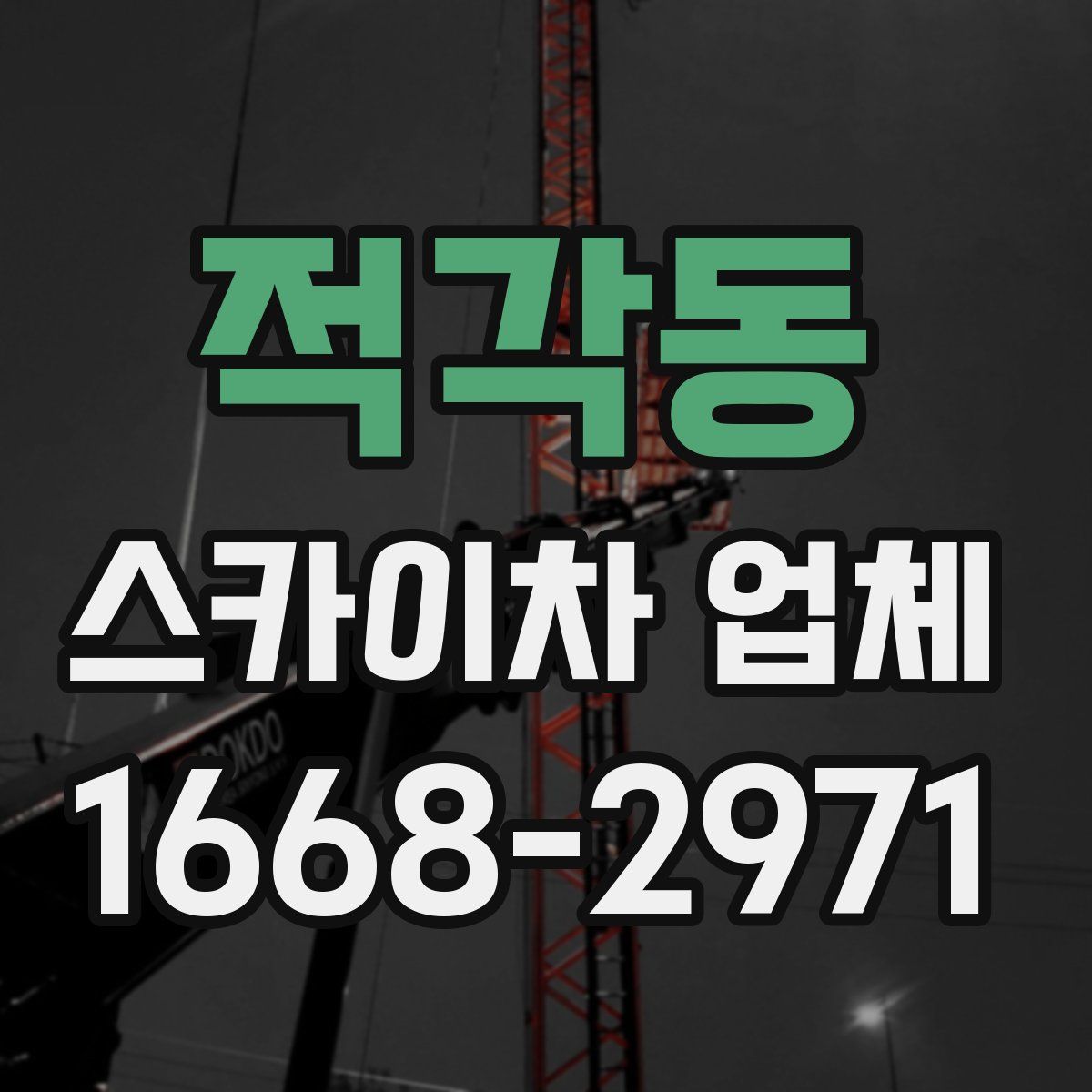 적각동 스카이차 업체