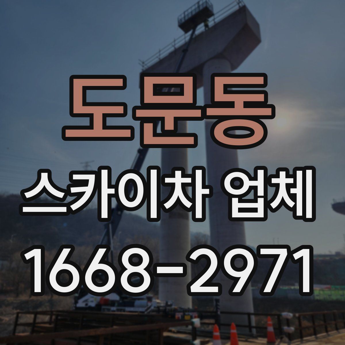 도문동 스카이차 업체