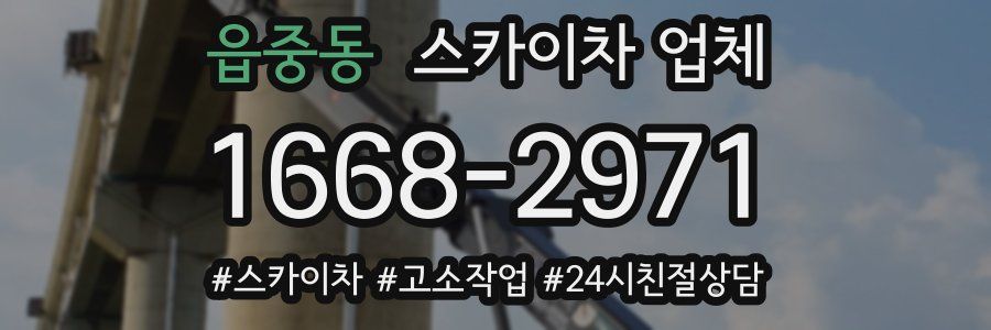 읍중동 스카이차 업체