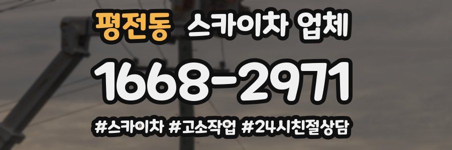 평전동 스카이차 업체