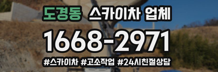 도경동 스카이차 업체