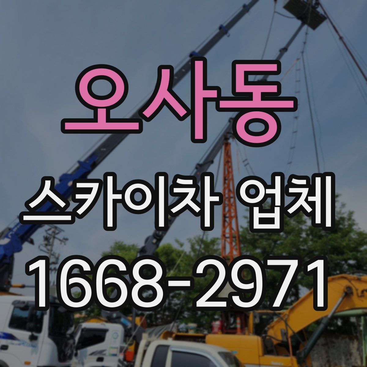 오사동 스카이차 업체