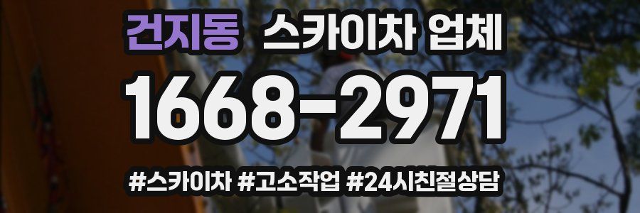 건지동 스카이차 업체