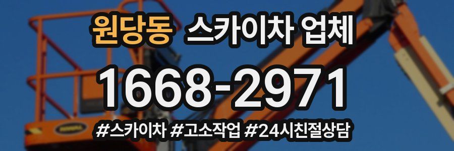 원당동 스카이차 업체