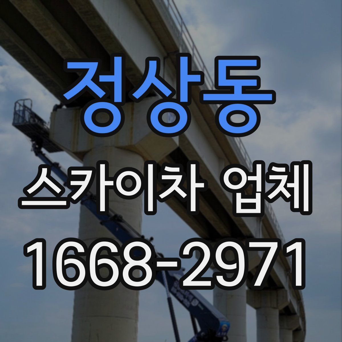 정상동 스카이차 업체