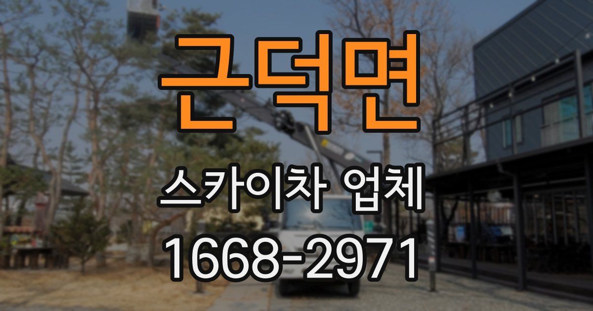 근덕면 스카이차 업체