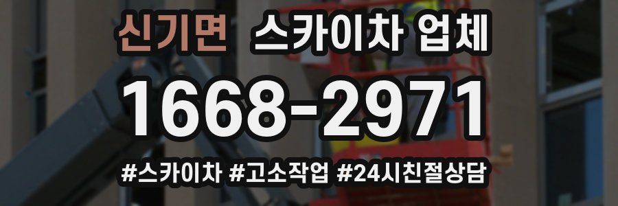 신기면 스카이차 업체