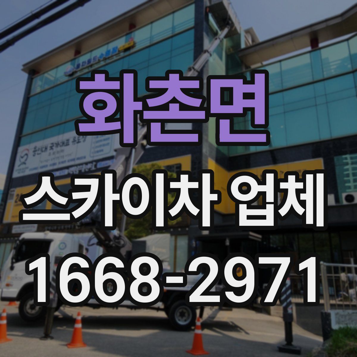 화촌면 스카이차 업체