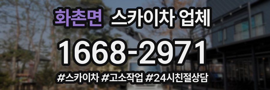화촌면 스카이차 업체