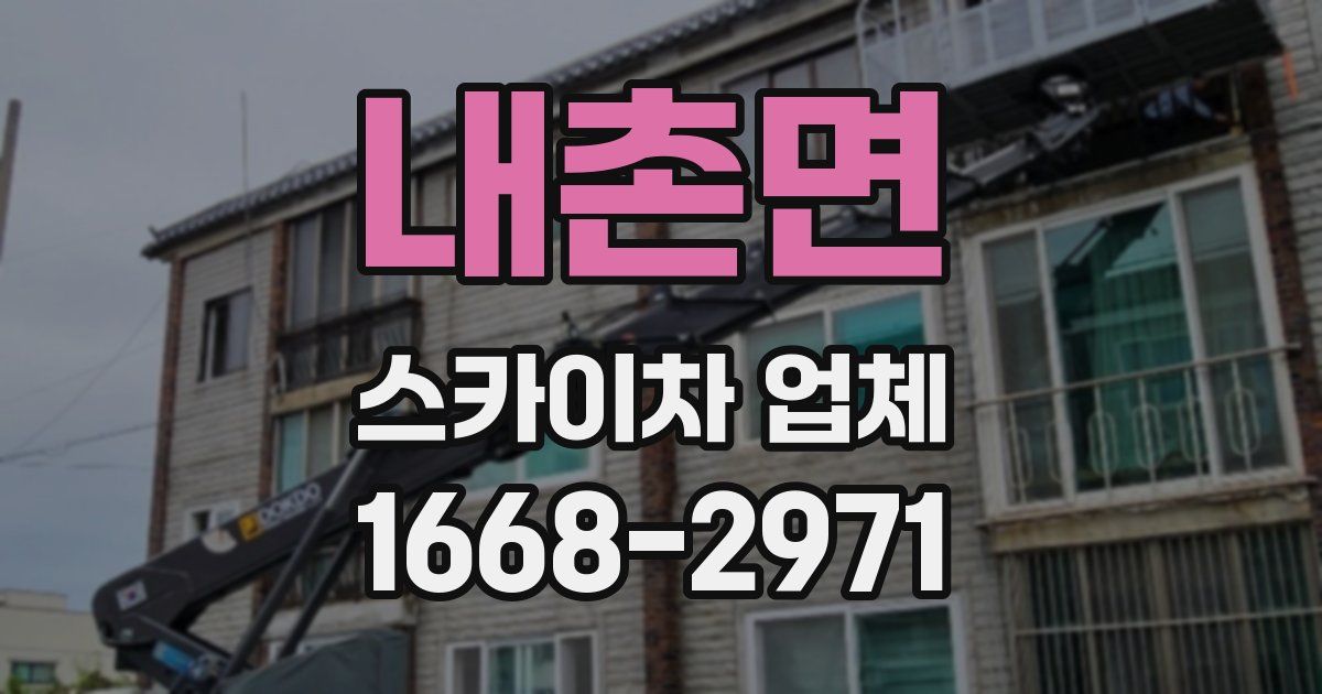 내촌면 스카이차 업체