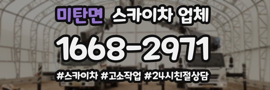 미탄면 스카이차 업체