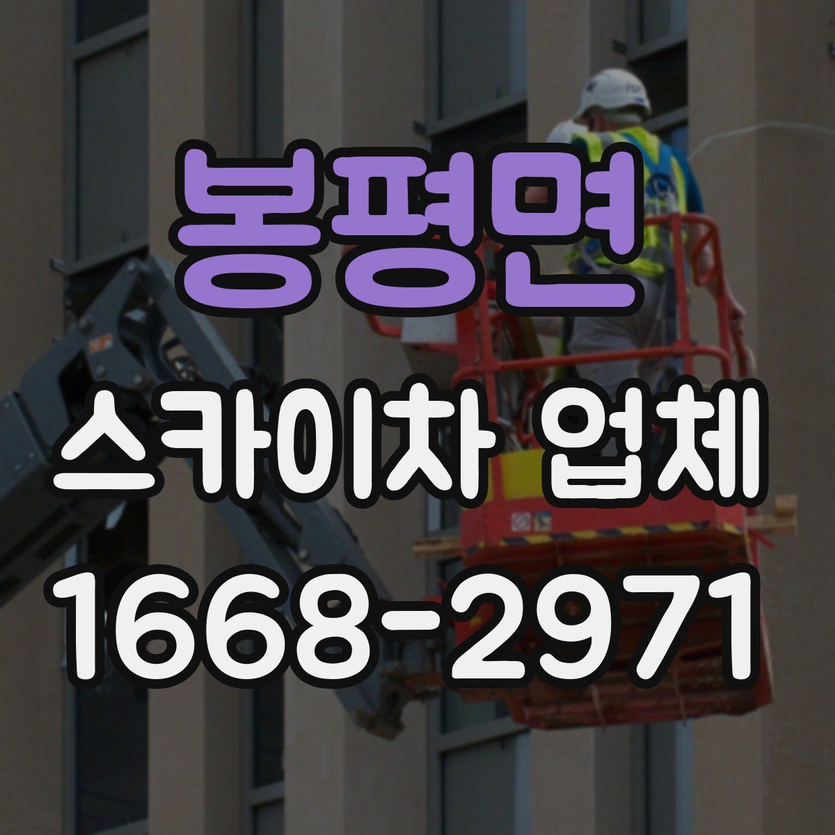 봉평면 스카이차 업체