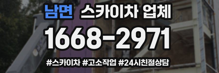 남면 스카이차 업체