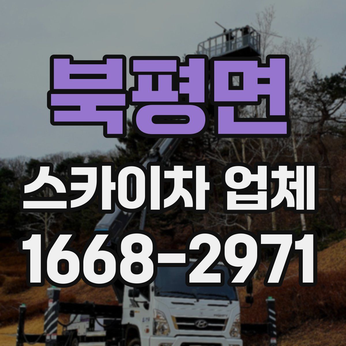 북평면 스카이차 업체