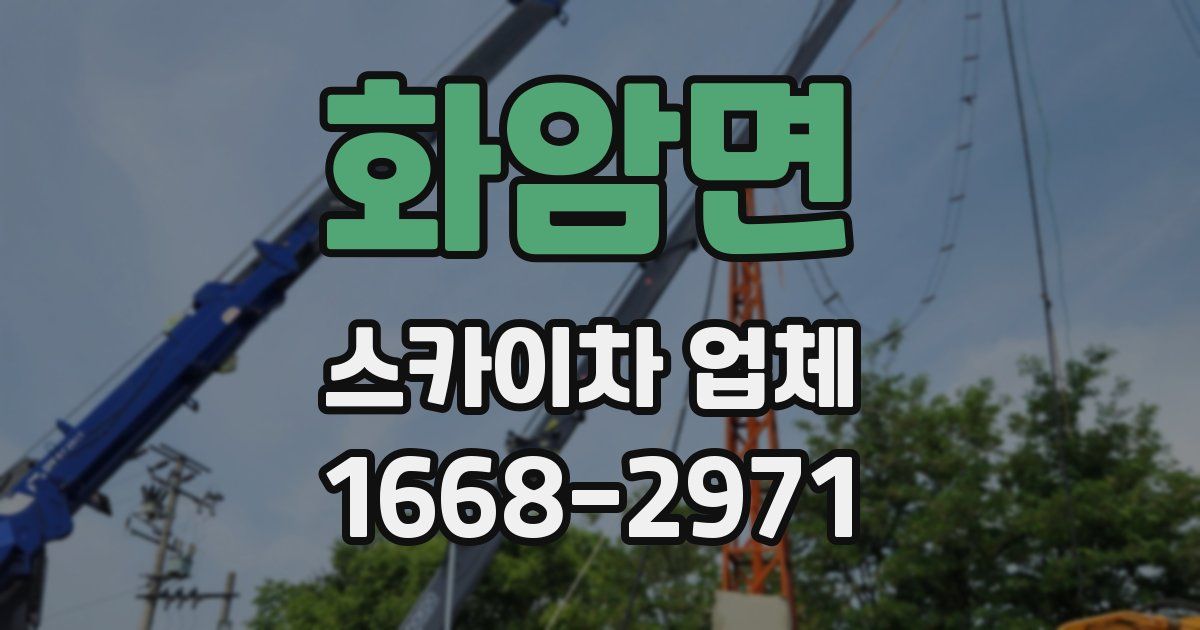 화암면 스카이차 업체