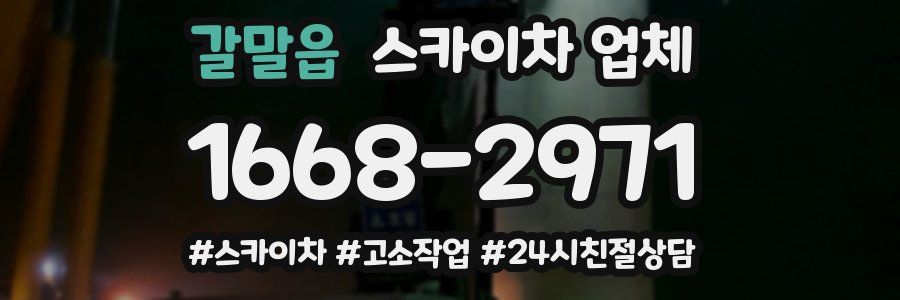 갈말읍 스카이차 업체